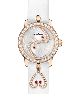 Blancpain Ladybird Ultraplate Red Gold 21.5mm Mother of Pearl Dial 0063A 2954 63A - BRAND NEW