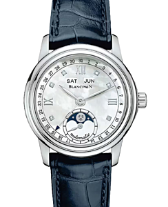 Blancpain Ladybird Quantième Complet Steel 33mm Mother of Pearl Dial 2360 1191A 55B - BRAND NEW