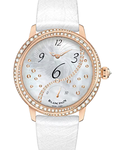 Blancpain Ladybird Heure Décentrée Red Gold 36.8mm Mother of Pearl Dial 3650A 3754 58B - BRAND NEW