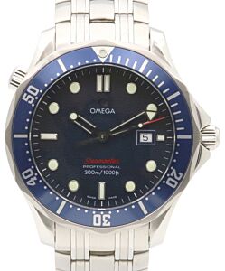Omega Seamaster 300 M Quartz 2221.80.00 Blue Luminous Stainless Steel 41mm - PRE-OWNED
