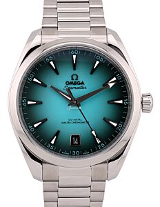 Omega Seamaster Aqua Terra 150M Co-Axial Master Chronometer Steel 41mm Turquoise Dial 220.10.41.21.03.006 - BRAND NEW
