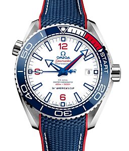 Omega Seamster Planet Ocean 600M Co-Axial Chronometer "America's Cup" 43.5mm Stainless Steel White Dial Rubber Strap 215.32.43.21.04.001 - BRAND NEW