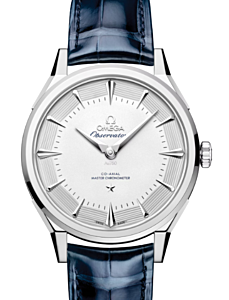 Omega Constellation Observatory Co-Axial Master Chronometer 39.4mm Canopus Gold Pie-Pan Silver Dial   140.53.39.21.99.004