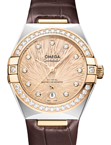 Omega Constellation Co-Axial Master Chronometer 29mm Steel Moonshine-Gold  Yellow Dial  131.28.29.20.58.001