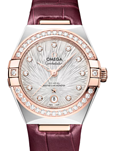 Omega Constellation Co-Axial Master Chronometer 29mm Steel Sedna-Gold  Silver Dial  131.28.29.20.52.001