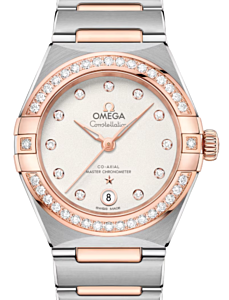Omega Constellation Co-Axial Master Chronometer 29mm Steel-Sedna Gold Silver Dial  131.25.29.20.52.001