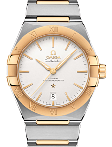 Omega Constellation Co-Axial Master Chronometer 39mm Steel-Yellow Gold Silver Dial 131.20.39.20.02.002