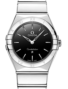 Omega Constellation Co-Axial Master Chronometer 28mm Steel Black Dial 131.10.28.60.01.001
