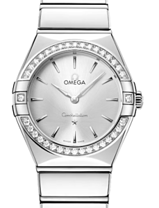 Omega Constellation Co-Axial Master Chronometer 28mm Steel Silver Dial  131.15.28.60.02.001