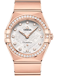 Omega Constellation Co-Axial Master Chronometer 28mm Sedna Gold Meteorite Grey Dial 131.55.28.60.99.005