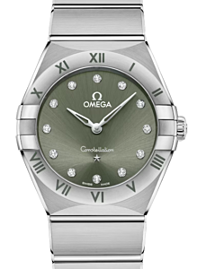 Omega Constellation Co-Axial Master Chronometer 28mm Steel  Green Dial 131.10.28.60.60.001