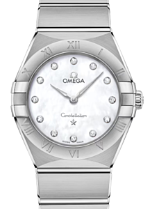 Omega Constellation Co-Axial Master Chronometer 28mm Steel White Dial 131.10.28.60.55.001
