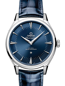 Omega Constellation Observatory Co-Axial Master Chronometer 39.4mm O‑MEGASTEEL Pie-Pan Blue Dial 140.13.39.21.03.001
