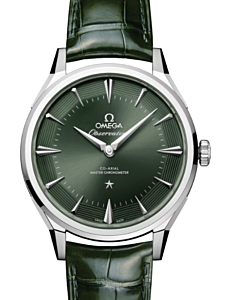 Omega Constellation Observatory Co-Axial Master Chronometer 39.4mm O‑MEGASTEEL Pie-Pan Green Dial 140.13.39.21.10.001