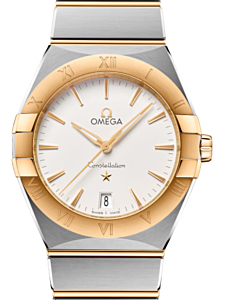 Omega Constellation Co-Axial Master Chronometer 36mm Steel Yellow Gold Opaline Silver Dial  131.20.36.60.02.002
