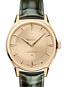 Omega Constellation Observatory Co-Axial Master Chronometer 39.4mm Moonshine Gold Pie-Pan Yellow Dial  140.53.39.21.99.001
