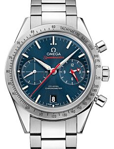 Omega Speedmaster '57 Co-Axial Chronometer Chronograph 41.5mm Blue Dial Stainless Steel Bracelet 331.10.42.51.03.001 - BRAND NEW