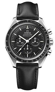 Omega Speedmaster Moonwatch Professional Chronograph 42mm Steel Black Dial Leather Strap 310.32.42.50.01.002