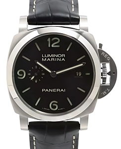 Panerai Luminor Marina Steel 44mm Black Dial PAM03312 - BRAND NEW