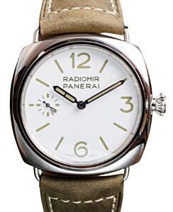 Panerai Radiomir Officine Steel 45mm White Dial PAM01384