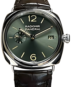 Panerai Radiomir Quaranta Steel 40mm Green Dial PAM01573