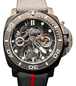 Panerai Submersible Tourbillon GMT Luna Rossa Experience Edition Carbotech 45mm PAM01405