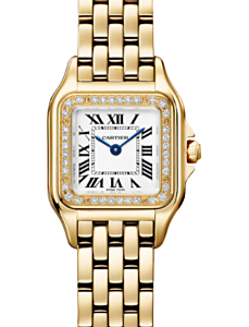 Panthere de Cartier Small Quartz Yellow Gold Silver Dial WJPN0086 - BRAND NEW