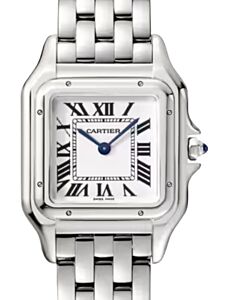Panthere de Cartier Medium Quartz Steel Silver Dial WSPN0015