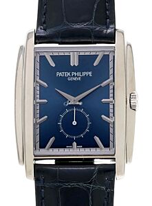 Patek Philippe Gondolo White Gold Blue Sunburst Index 5124G-011
