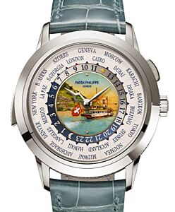 Patek Philippe Grand Complications Minute Repeater World Time White Gold Grand Feu Cloisonne Enamel Dial 5531G-001- BRAND NEW