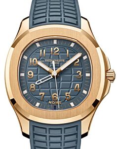 Patek Philippe Aquanaut Travel Time Rose Gold Blue-Gray Dial 5269R-001