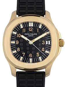 Patek Philippe Aquanaut Yellow Gold 38mm Black Dial 5065J-001