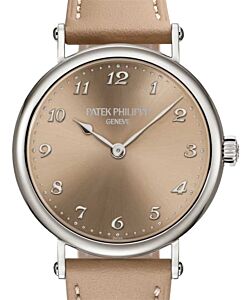 Patek Philippe Calatrava White Gold Sunburst Sand Beige Dial 7200/50G-001 - BRAND NEW
