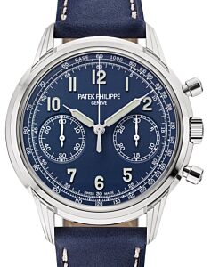 Patek Philippe Complications Chronograph White Gold Blue Dial 5172G-001