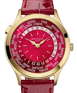 Patek Philippe Complications World Time Yellow Gold Carmine Red Dial 7129J-001 - BRAND NEW