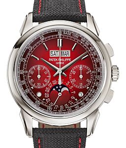 Patek Philippe Grand Complications Chronograph Perpetual Calendar Platinum Red Dial 5270P-017 - BRAND NEW