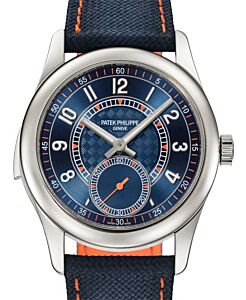 Patek Philippe Grand Complications Minute Repeater White Gold Navy Blue Carbon Motif Dial 7047G-001 - BRAND NEW