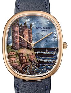 Patek Philippe Rare Handcrafs Golden Ellipse "Donjons on the Cliff" Rose Gold 5738/50R-021 - BRAND NEW