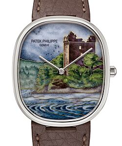 Patek Philippe Rare Handcrafs Golden Ellipse "Legendary Castle" White Gold 5738/50G-042 - BRAND NEW