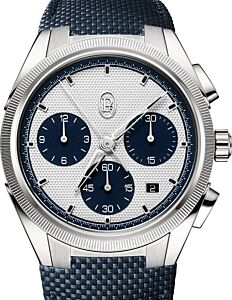 Parmigiani Fleurier Tonda PF Sport Chronograph Steel Silver Milano Blue PFC931-1020002-400182-EN