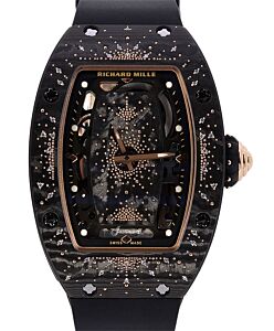 Richard Mille Automatic Winding Intergalactic Dark Night Carbon TPT Diamond Set Bezel RM 07-01 - BRAND NEW