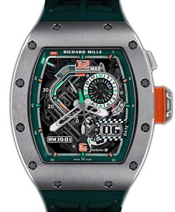 Richard Mille Le Mans Classic Green Quartz TPT/ Titanium RM 30-01 - BRAND NEW