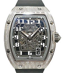 Richard Mille Automatic Winding Extra Flat White Gold Diamond RM 67-01 - BRAND NEW