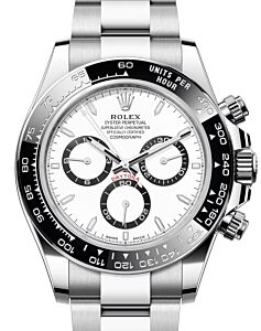 Rolex Daytona Steel Ceramic "Panda" White Dial 126500LN - PRE OWNED