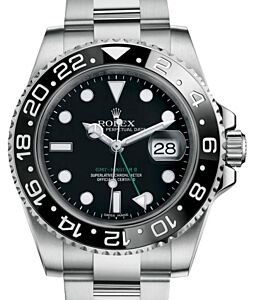 Rolex GMT-Master II Stainless Steel Black Dial Oyster Bracelet 116710LN