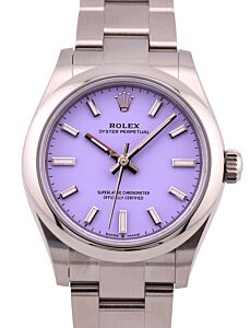 Rolex Oyster Perpetual 31 Steel Lavender Index Dial 277200