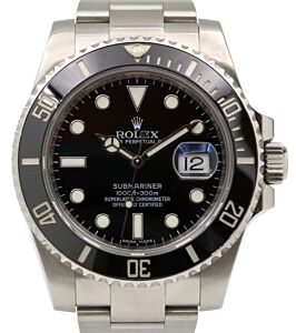 Rolex Submariner Date Stainless Steel 40mm Black Dial 116610LN - PRE-OWNED