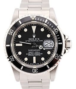 Rolex Submariner 1680 Vintage Men's 40mm Black Index Stainless Steel - PRE-OWNED