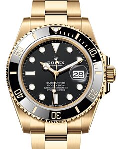Rolex Submariner Date Yellow Gold 41mm Black Dial 126618LN - PRE OWNED