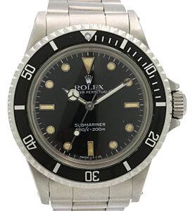 Rolex Submariner Vintage Stainless Steel Black Dial & Bezel Oyster Bracelet 5513 - PRE-OWNED